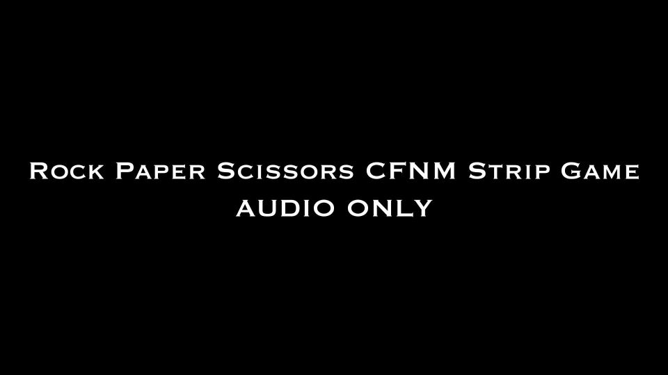 online adult clip 29 Nina Crowne – Rock Paper Scissors CFNM Strip Game AUDIO ONLY - dirty talk - masturbation porn femdom penis torture