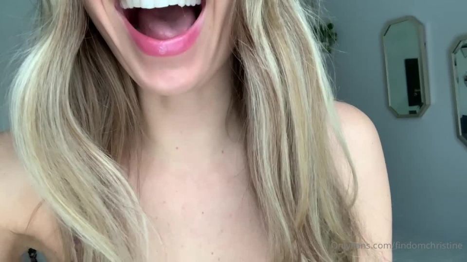 Onlyfans - Goddess Christine - findomchristine - findomchristineSwallow my spit - 24-02-2021