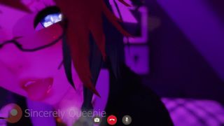 Vrchat Discord Goodnight Call gone HORRIBLY LEWD -ASMR ROLEPLAY - FUTANARI Masturbation Taking it up my ASS