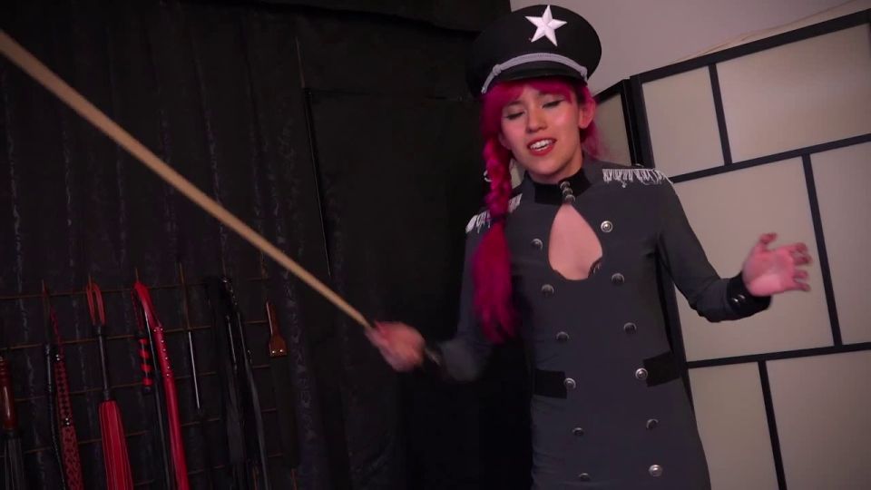 FEMDOMFOTO - Demi Blu - Cruel Pov Caning (German).