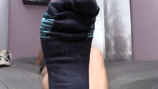 free xxx video 1 femdom chastity Sarah DiAvola - Sweaty Sock Sniffer 3, foot licking on femdom porn