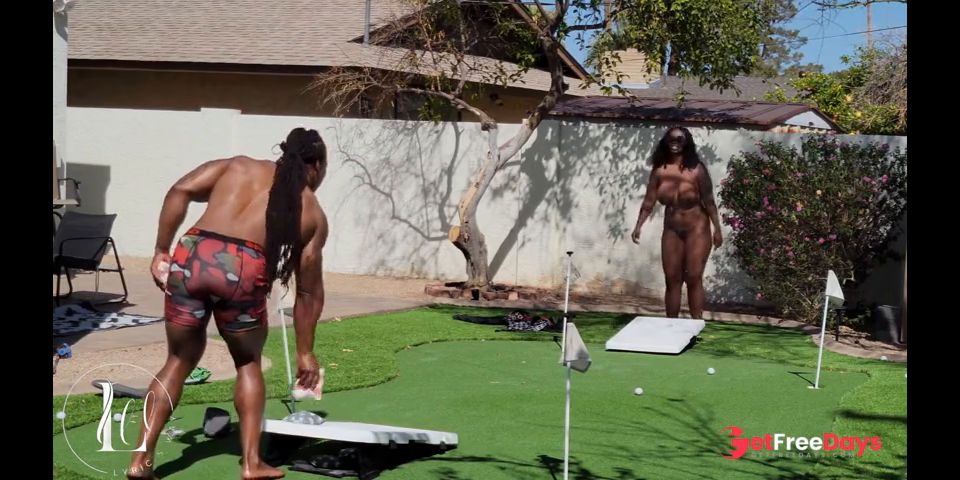 Strip Cornhole Leads to Pornhub Real Ebony Couple Dreads Way and Lyric Sky