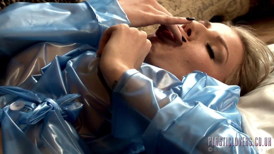 7103 Blue Plastic Pjs Part2 1920hd - Plasticlovers