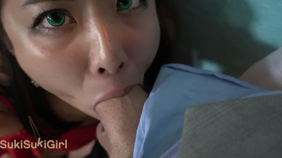 [Amateur] Fuck her in her red Romper!! white businessman dominates chinese girl WMAF