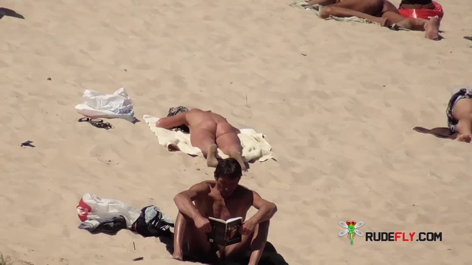 Doll wife on nude  strand