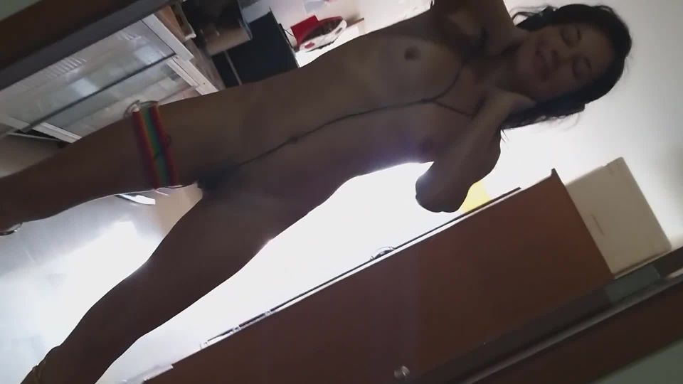 My Wife SexyDreamsDancing TOTALLY NAKED under Hotel Corridor Cams and at my room balcony