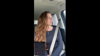 Nadia Foxx ORGASMIC RIDE DE CARRO LUSH TIME ft McDonalds Drive Thru (Pt 4)!!