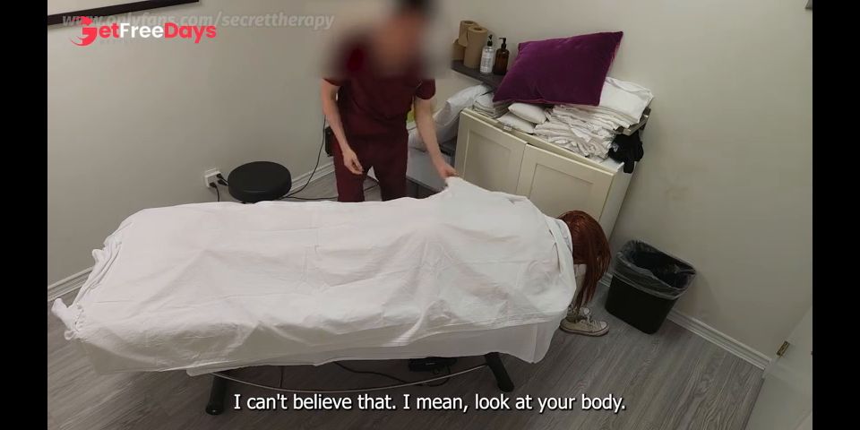 Hot Redhead Trophy Wife Came Back Just For Massage, She Says