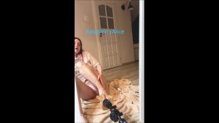 WonderlandPassion - Horny E Girl Fucked by Dildo on Mirror Part 1