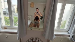 Nia x Noah - My way of asking my man to fuck me good. He blows his load in my face and I play with his thick cum