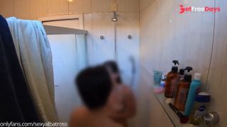 Brazillian Teach How to have a Sexy Shower to the Asian Guy - AMWF - SexyAlbatross