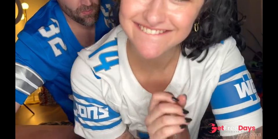 [GetFreeDays.com] Cuck Hubby Loses Another Bet and Sucks BBC with Wife While Caged  Creampie Cleanup Adult Clip June 2023