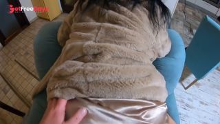 Romantic fucking and cum play on a fur-coat linner 268- preview