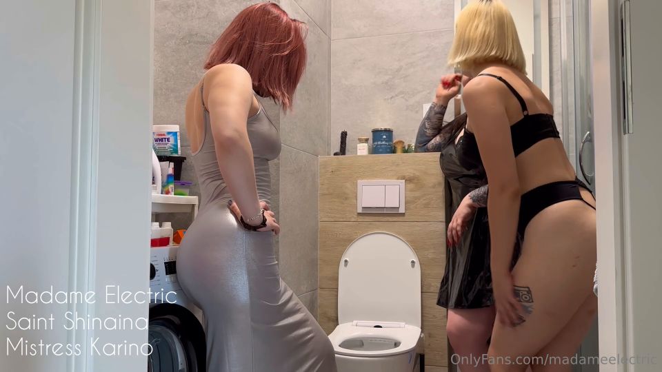 video gratis 20 Madame Electric – Dominación de inodoro en la masturbación porno control de la dominación femenina