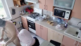 Muceas - Hot amateur couple have fun in the kitchen.