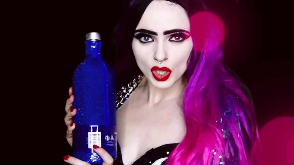 xxx video clip 39 latex femdom Empress Poison – Stay in and CHUG, jerkoff encouragement on fetish porn