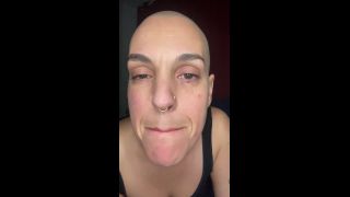 Cum on my face while I widen my eyes (Fetish porn)