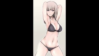 Blonde Porn Fap to the beat challenge Erika Girls Und Panzer