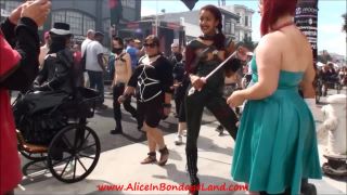 Aliceinbondageland com H265Folsom Street Fair Sissy Handjob Public Humiliation