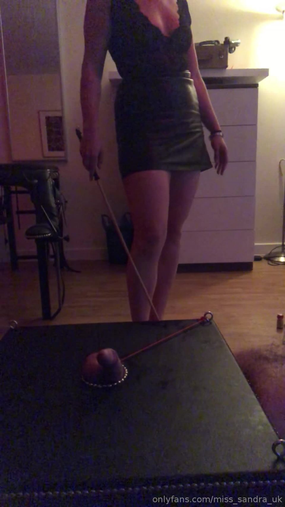 Your Mistress - mistress sandra () Mistresssandra - cock cane on trample box 05-06-2019