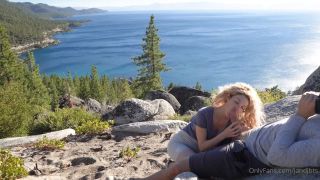 Jill Palmer - Suck And Fuck on the Rocks Full HD - Public sex