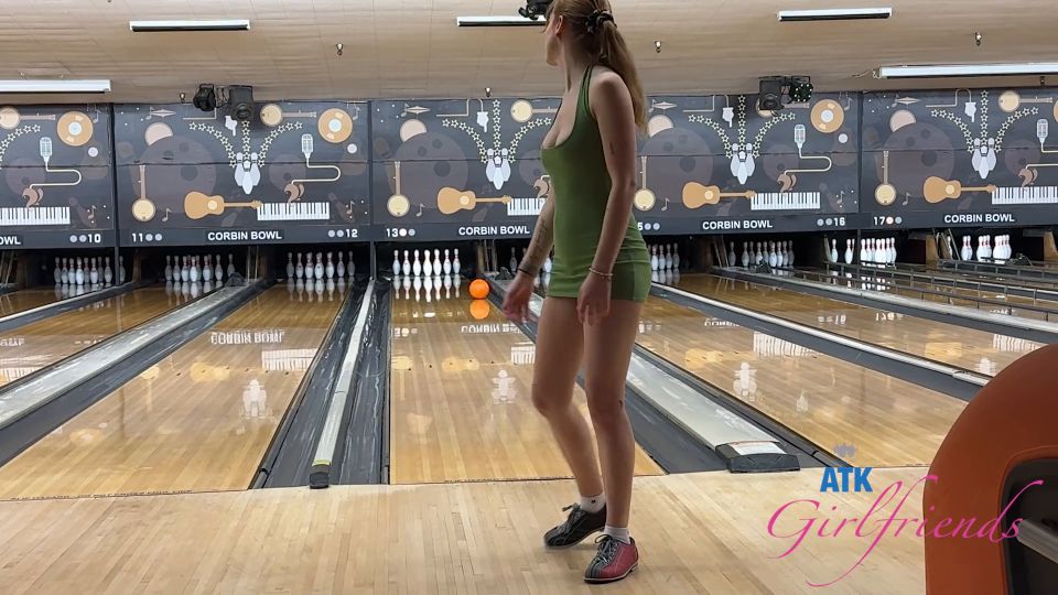 Fiona Peaches - Bowling Part 1 And 2 BTS 1080P - Atkgirlfriends