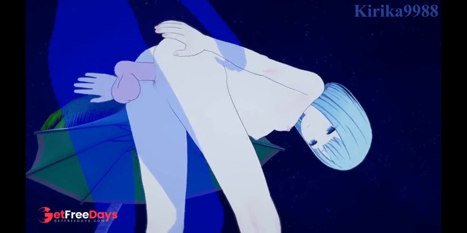 Yoisaki Kanade pelo corto y tengo sexo intenso en la playa por la noche. - Proyecto SEKAI Hentai