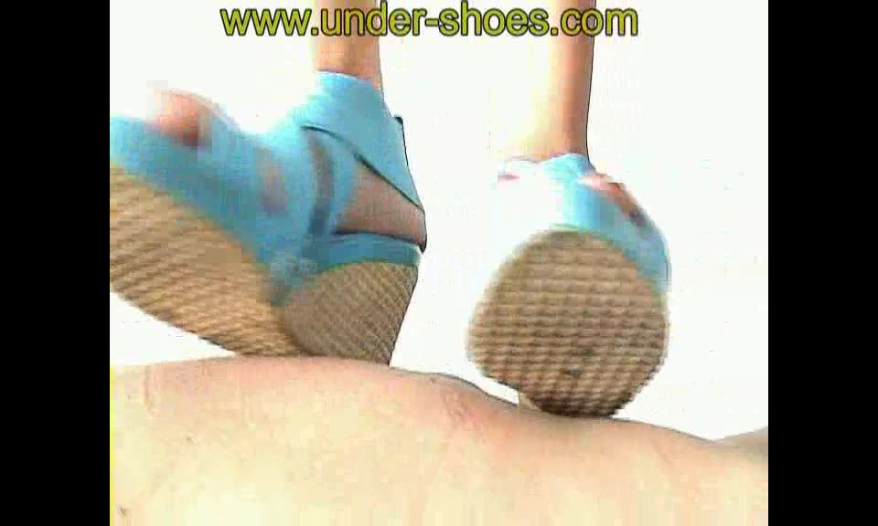 online porn video 10 Imane Shoes Blue – UNDER-SHOES - femdom - femdom porn femdom foot worship