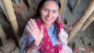 Women labour fuck with labour contractor for earning extra money