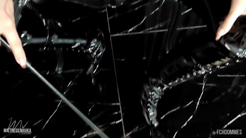 Mistress Mavka - Today you will be my shoe cleaner - Boot fetish POV.