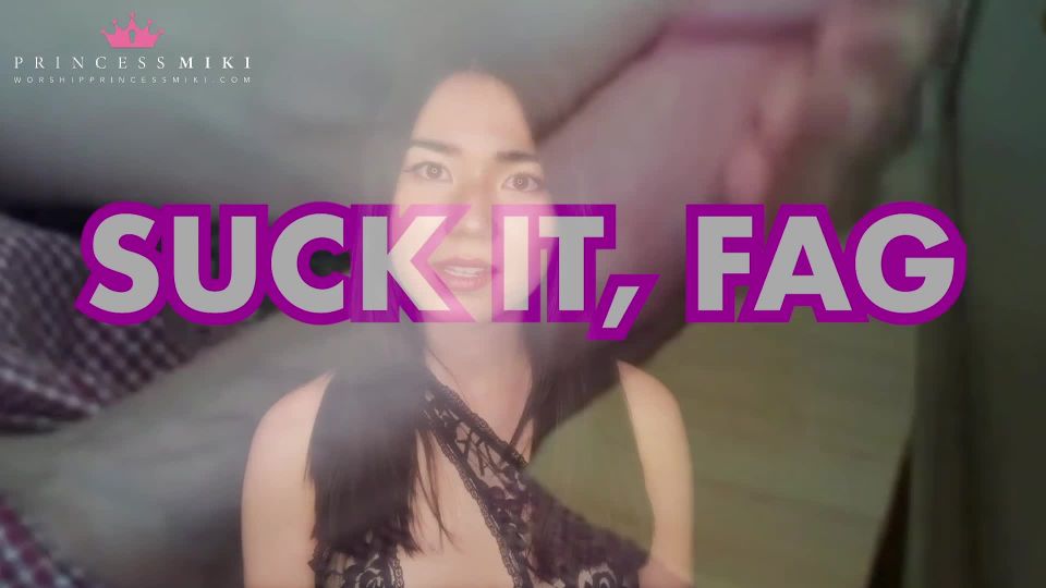 video 13 femdom ball torture Princess Miki - Intense Sissy Cocksucker Mindfuck - Aroma Enhanced, pov on fetish porn