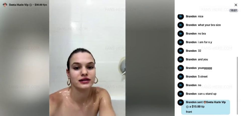 Sveta Hurin (sveta_hurin) - Naked live stream (Webcam)