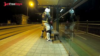 [GetFreeDays.com] Quick risky sex at public bus stop with squirt orgasm and cum in mouth with Dada Deville Sex Leak May 2023