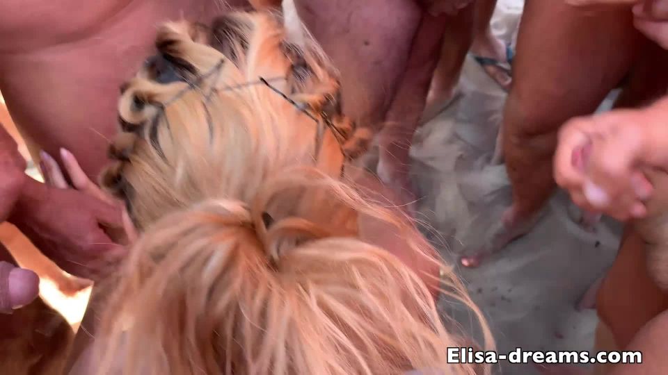 3048 Elisa Dreams - Sex Challenge 2019 - Bukkake on the beach 43 Cums ...