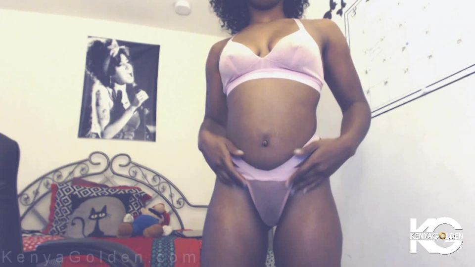 Pink Sheer Bra And Thong Tease