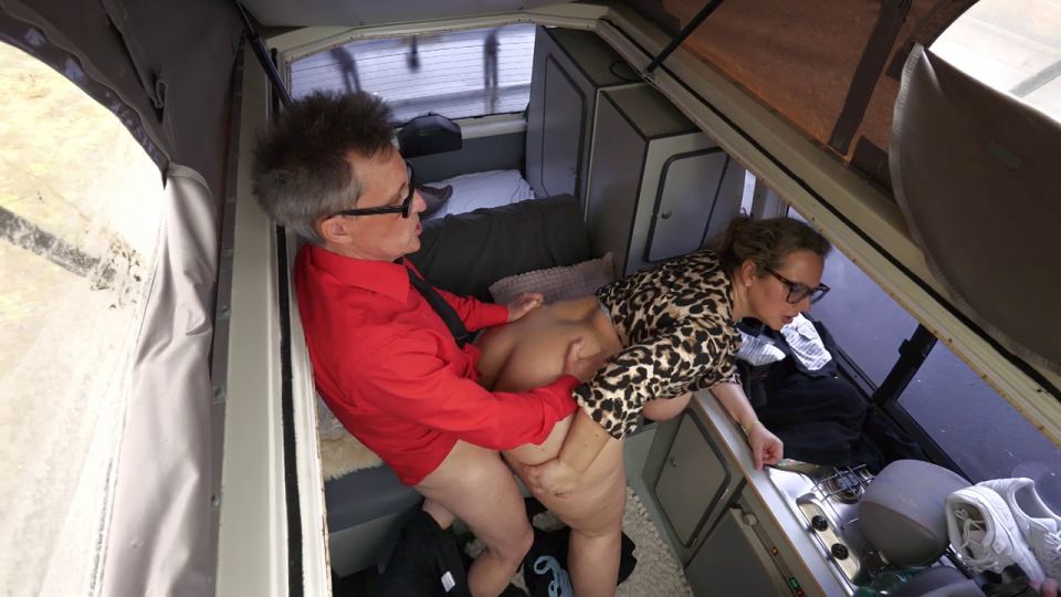 Chubby Milf Kathy Deep's Seductive Street Flirt in 720p HD