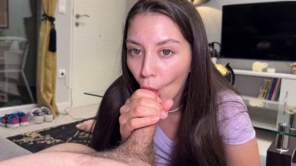 Video Blowjob Or Handjob Step Sister Gets Horny And Suck Step Broth...