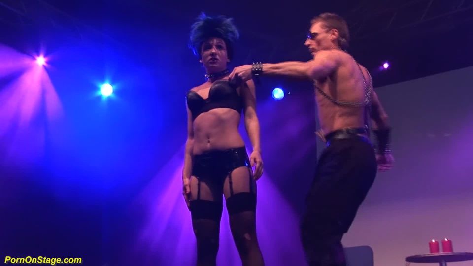 online clip 42 extreme bdsm fetish show on stage - fetish - public fetish handjob
