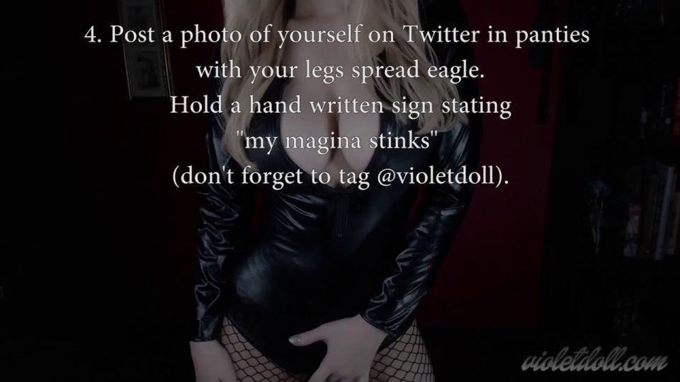 Part 1 Violet Doll - 10 Humiliating Tasks