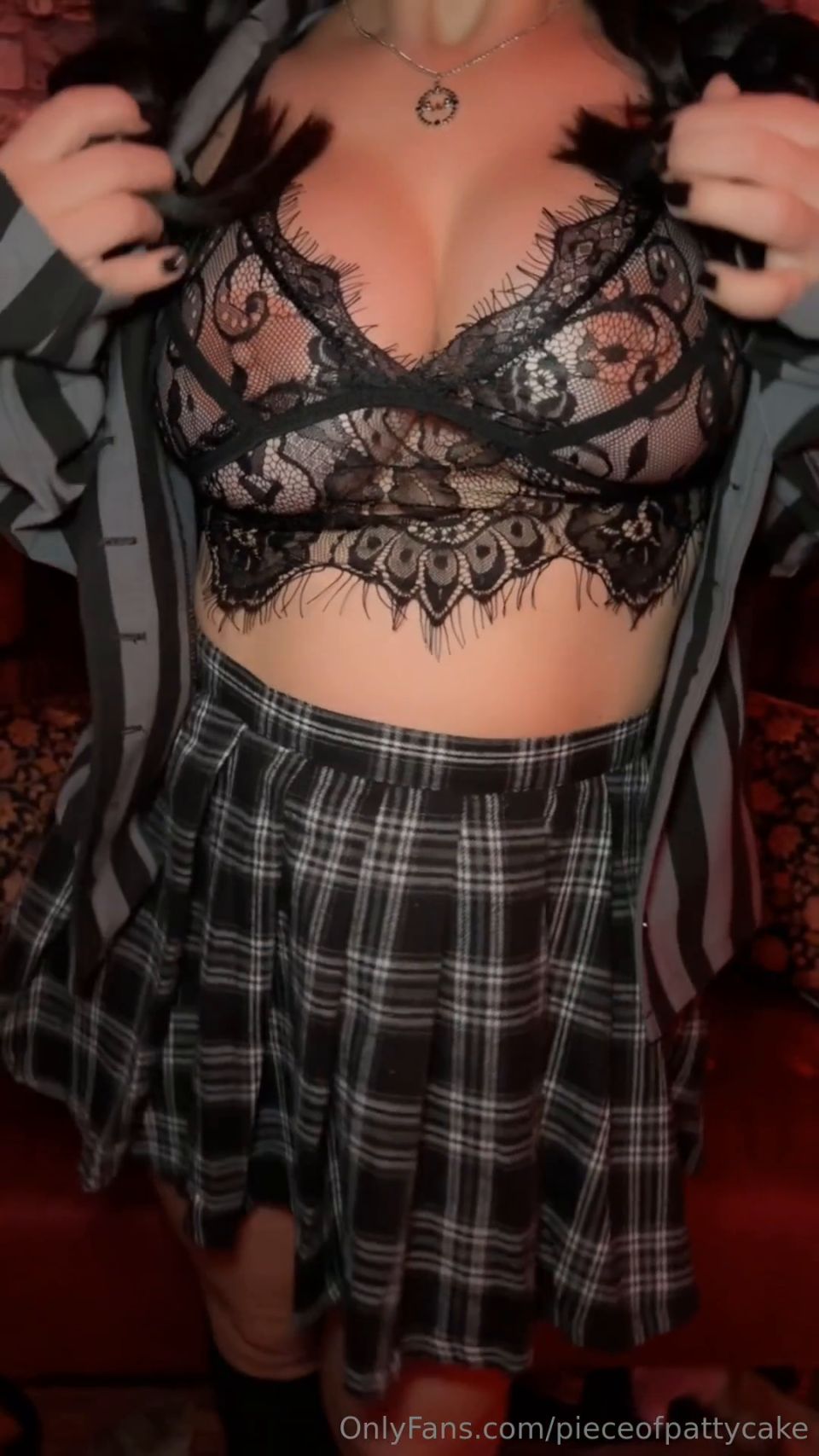 Sexy Pattycake (pieceofpattycake) - Wednesday Cosplay PPV (Brunette girls porn)