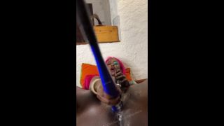 BLACKMINAJBBW - I HAD TO SUPRISE MY PUSSY HOLE TODAY (Harley Quinn bat in action)