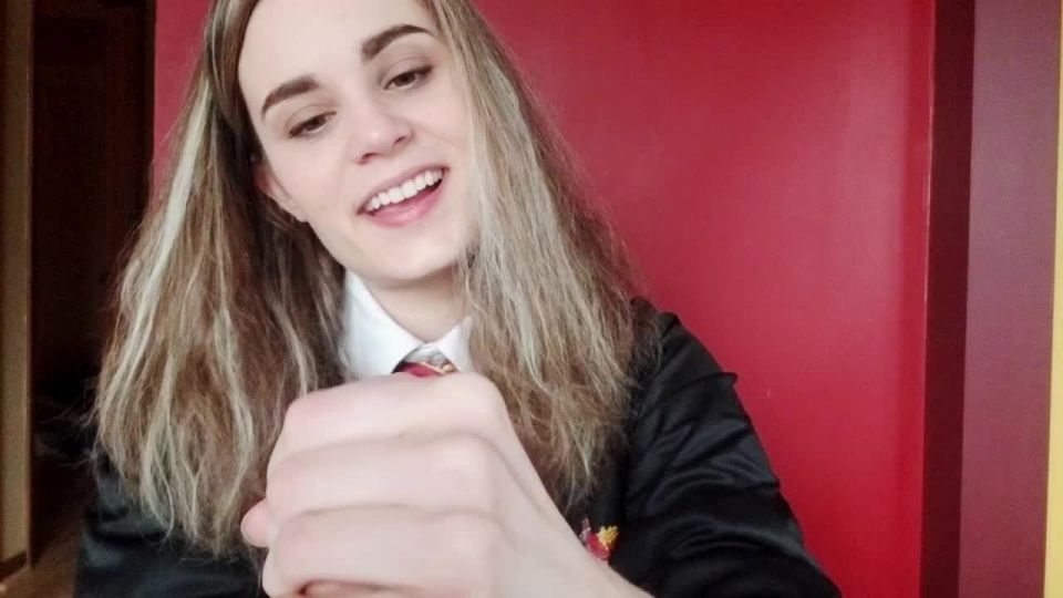 adult xxx clip 35 interracial blowjob sex porno pic Nina Crowne – Hermiones First Handjob, dirty talk on fetish porn