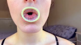 porn clip 22 femdom audio femdom porn | Molly Darling – Condom Mouth Play | fetish