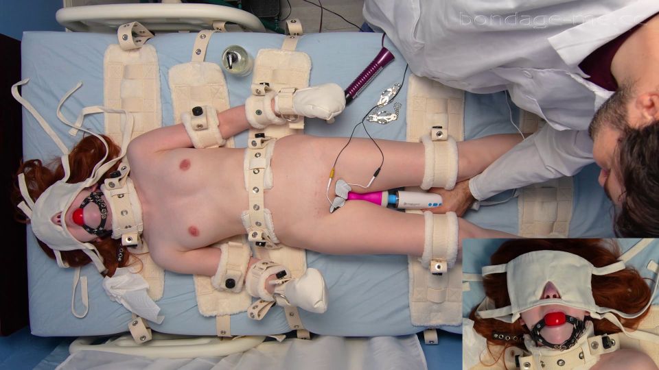 online clip 20 Asylum - Insane patient Wendy Wonder electroshock orgasm therapy [4K UHD 5.74 GB], leg cast fetish on bdsm porn 