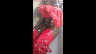 Heavy rubber fantasy (BDSM porn)