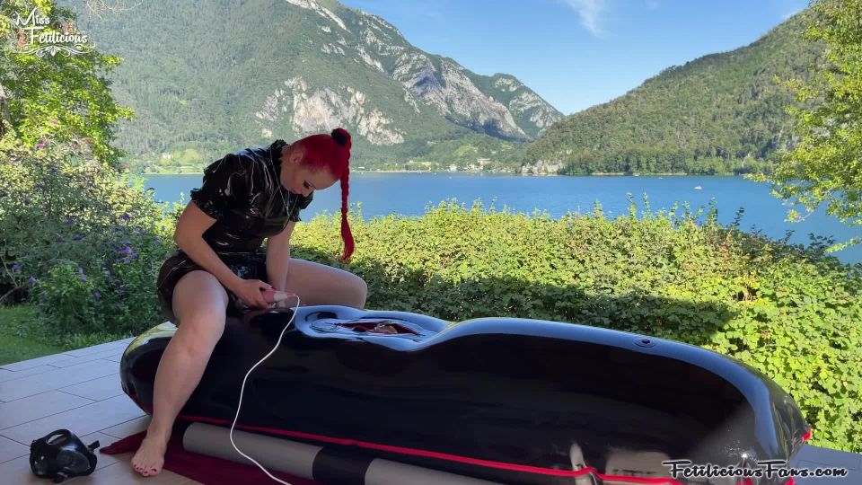 FetiliciousFans SiteRipPt 2Multiple Orgasms with Rubber Slave