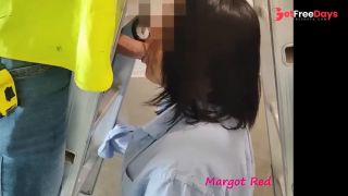 While I work, the clients wife sucks my cock Amazing surprise betrayal