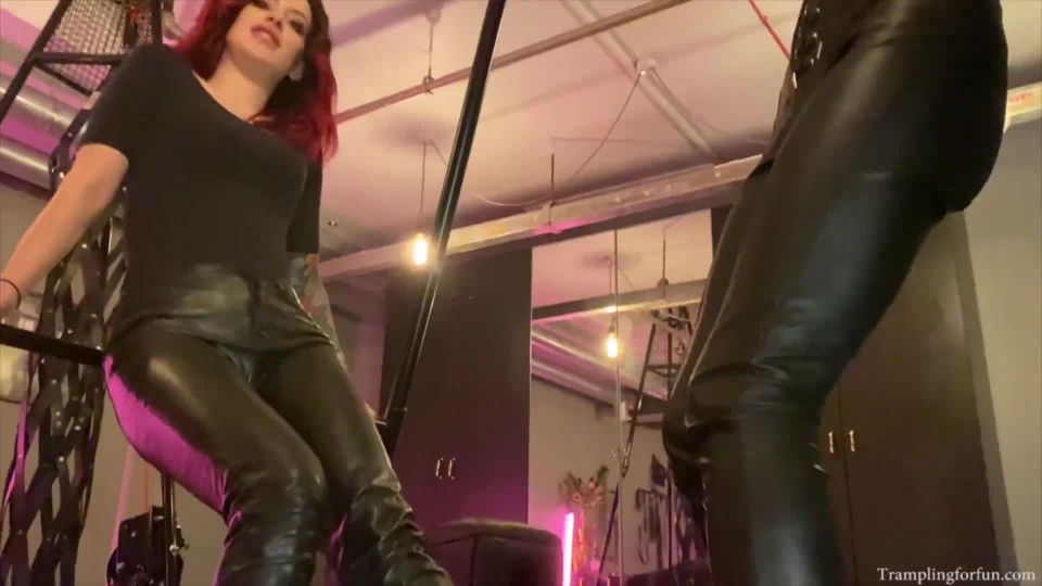 xxx clip 28 TRAMPLING FOR FUN – INTRODUCING TO YOU MISTRESS ADREENA on webcam redtube femdom