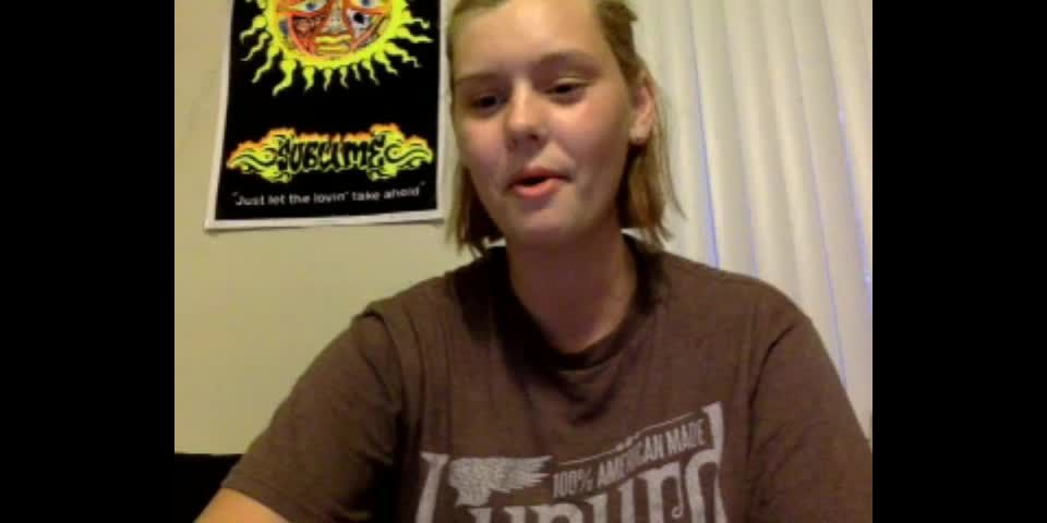 adult clip 30 busty teen MsSammy fingers her pussy and shows off her huge natural br ... on teen 