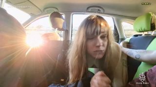 Anne-Eden - Brazener Rücksitz Fick in der Stadt - FullHD 1080P